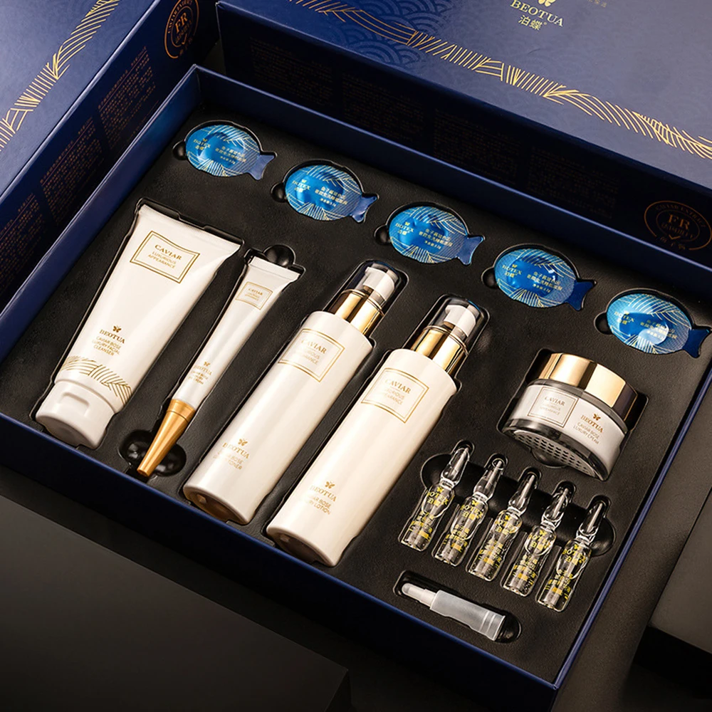 15PCS Caviale Set per la cura  - Luxury Skincare Kit recensione e prezzo